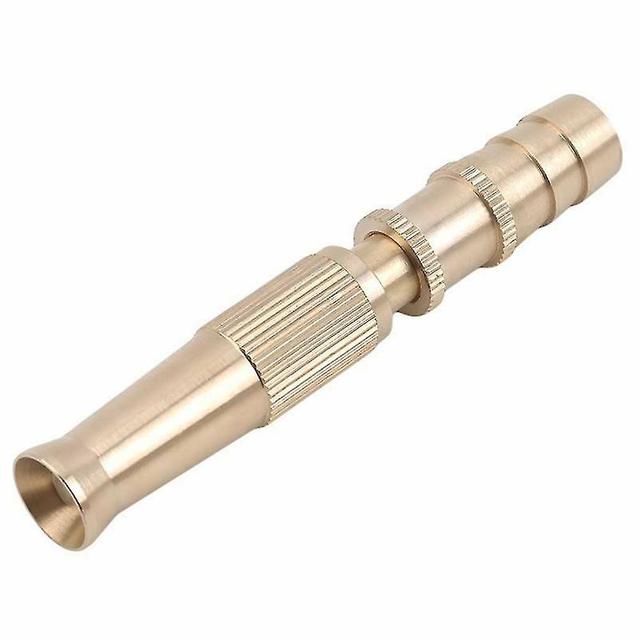 High Pressure Water Spray Brass Nozzle Garden Hose Pipe Lawn Car Washing Sprayer on Productcaster.