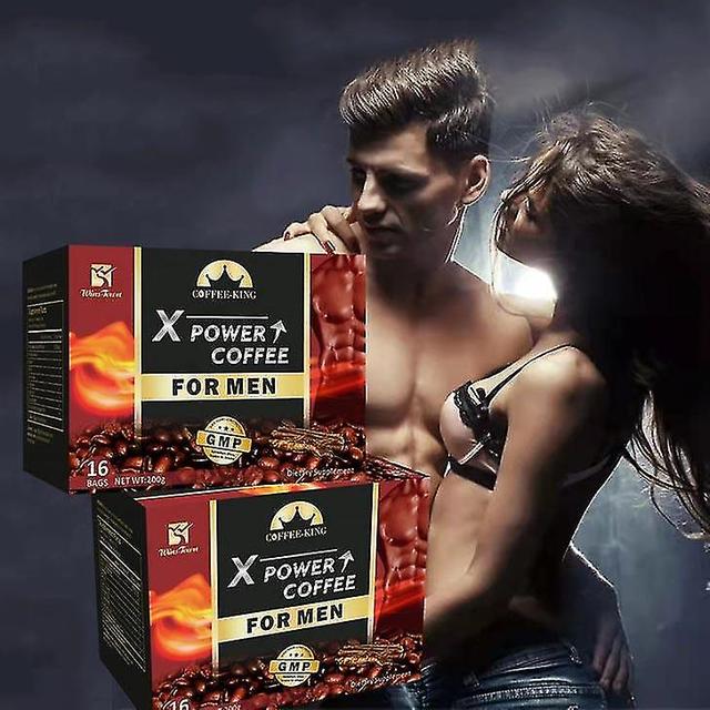 2024 New X Power Mens Energy Coffee Enhances Libido And Vitality Power Maca Instant Coffee Mens Black Coffee Supplements Energy Herbal Supplement Maxi on Productcaster.