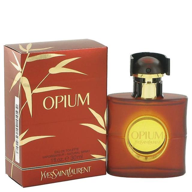 Opium Eau De Toilette Spray (New Packaging) By Yves Saint Laurent 1 oz Eau De Toilette Spray on Productcaster.