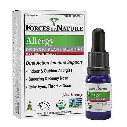 Forces of Nature Allergy Maximum Strength, 10 ml (Pack of 1) on Productcaster.