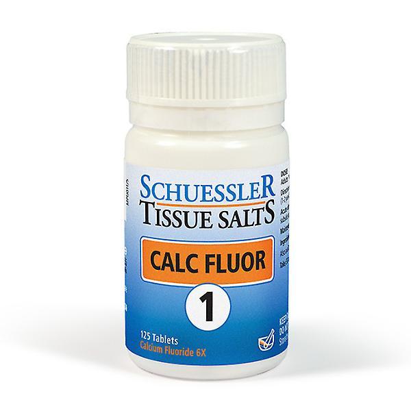 Schuessler tissue salts 125 tablets - calc fluor, no. 1 | elasticity on Productcaster.