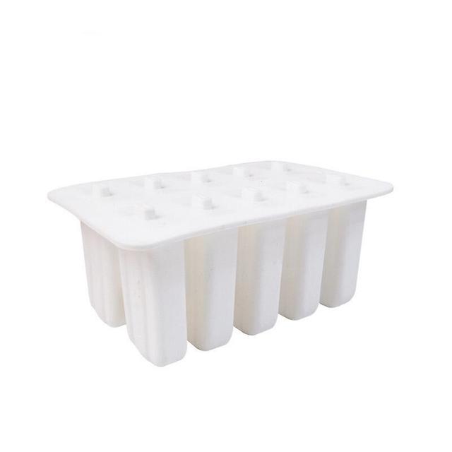 Gemdeck Silica Gel Ice Cream Mould Popsicle Mold 10 With High Quality White on Productcaster.