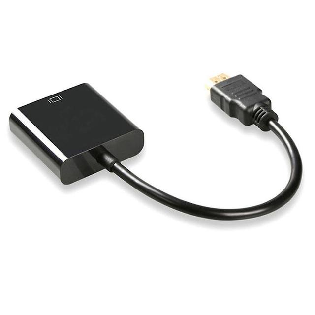 Multifunctional Hdmis To Vga Adapter Lightweight High Speed Display Adapter For Computer Laptops Pc A on Productcaster.