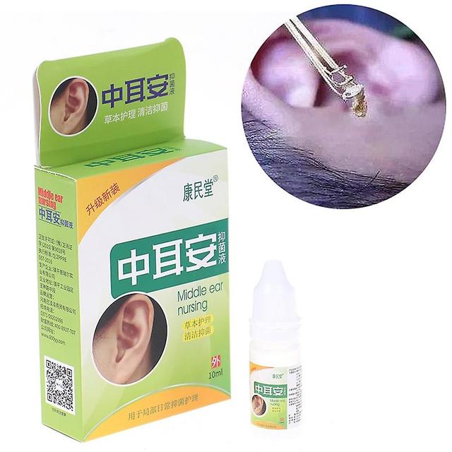 10ml Ear Liquid For Tinnitus Deafness Sore Chinese Herbal Medicine Acute Otitis Drops Health Caring on Productcaster.