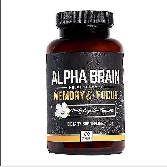 Premium Nootropic Brain Supplement, 60 Stück, für Männer & Frauen - Koffeinfreie Kapseln zur Unterstützung der Konzentration, des Gehirns und des G... on Productcaster.