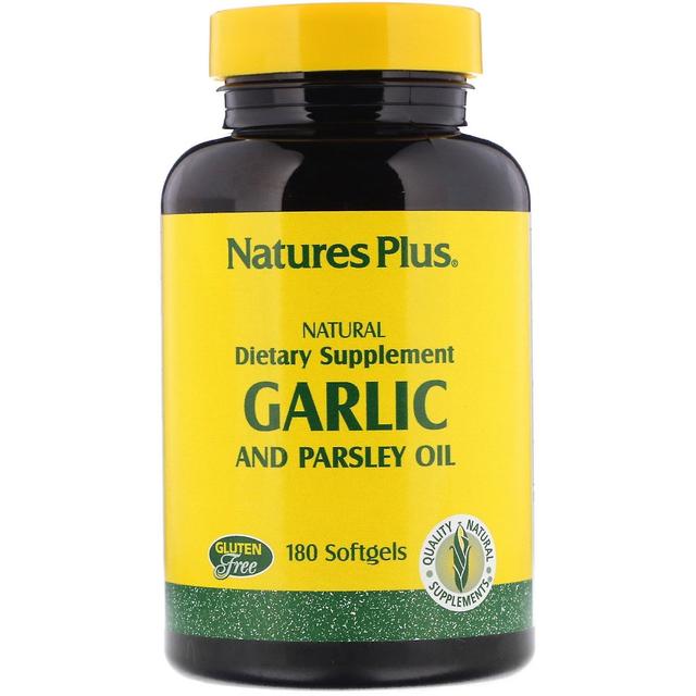 Nature's Plus, Garlic and Parsley Oil, 180 Softgels on Productcaster.