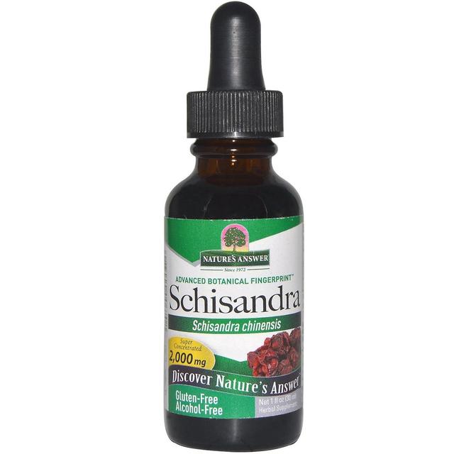 Nature's Answer, Schisandra, Bez alkoholu, 2 000 mg, 1 fl oz (30 ml) on Productcaster.