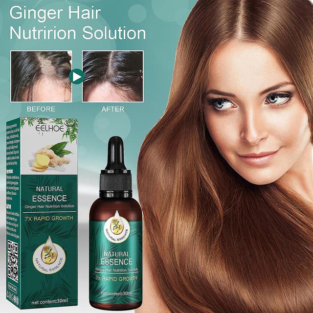 EELHOE Ginger Hair Care Essential Oil repairs hair follicles, grows hair, smoothes dryness and frizzy nutritional essential oil Hk 30ml on Productcaster.