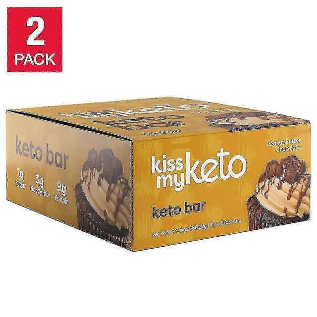 Kiss My Keto Kyss ketobarene mine peanøttsmørpakke, 2 ea on Productcaster.