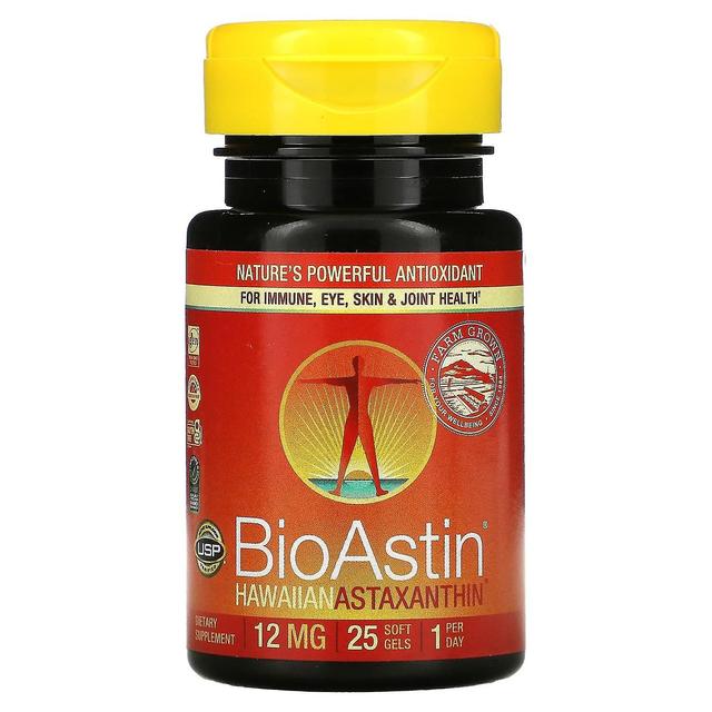 Nutrex Hawaii, BioAstin, Hawaiian Astaxanthin, 12 mg, 25 Mjuka Geler on Productcaster.