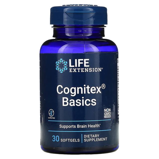 Life Extension Livsforlængelse, Grundlæggende om Cognitex, 30 Softgels on Productcaster.