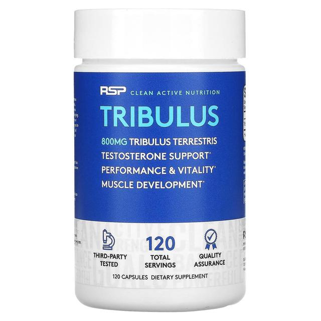 Rsp Nutrition RSP Näring, Tribulus, Testosteron stöd, 800 mg, 120 kapslar on Productcaster.