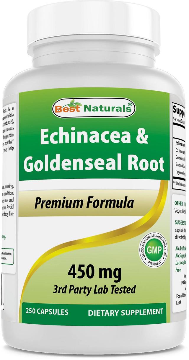 Best naturals echinacea goldenseal 450 mg 250 capsules on Productcaster.