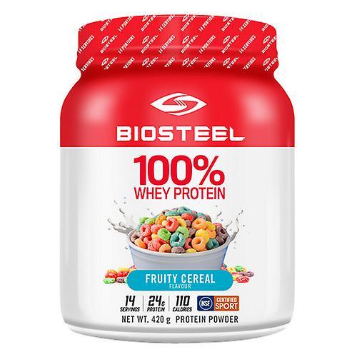 BioSteel Sports Nutrition Inc. 100% Whey Protein Cereal Frutado, 420 gramas on Productcaster.