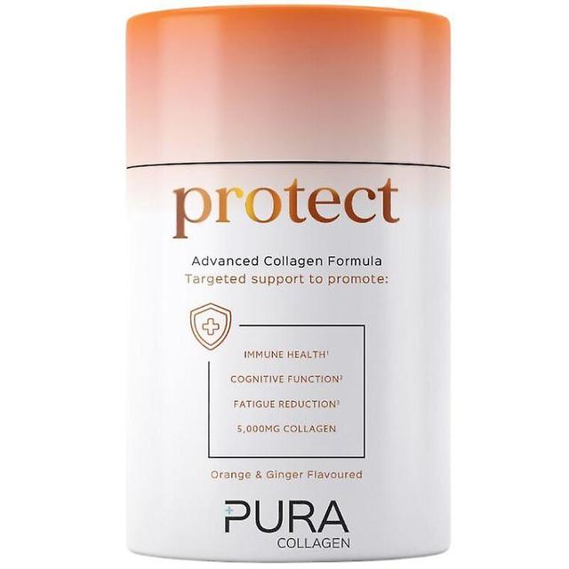 Pura Collagen protect Advanced Collagen Formula Orange & Ginger 200g on Productcaster.