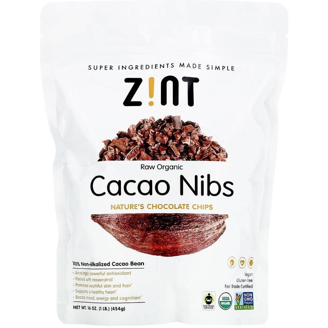 Zint, Raw Organic Cacao Nibs, 16 oz (454 g) on Productcaster.