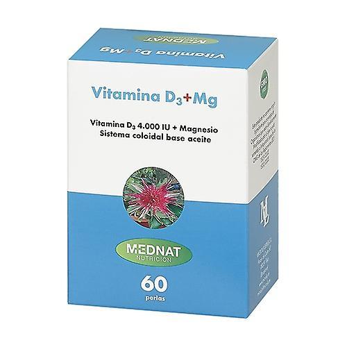 Mednat Vitamin D3+Mg 60 softgels on Productcaster.