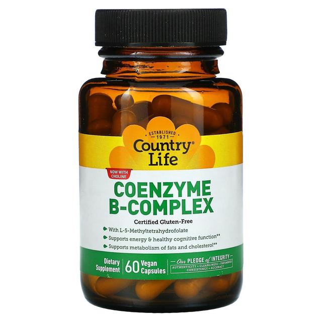 Country Life, Coenzyme B-Complex , 60 Vegan Capsules on Productcaster.