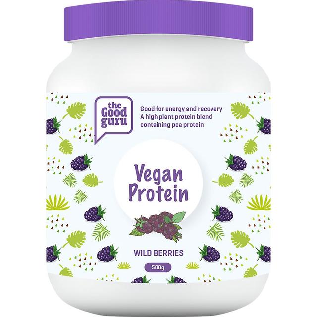 the Good guru Den goda guru vegan protein vilda bär 500g on Productcaster.