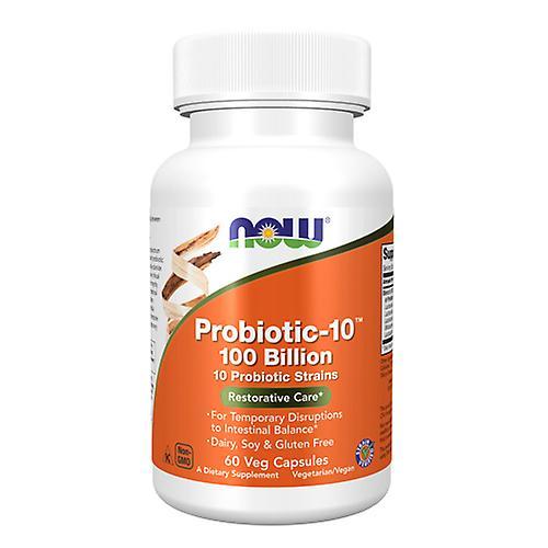 Now Foods Probiotic-10, 100 Billion, 60 Vegcaps (Pack of 3) on Productcaster.