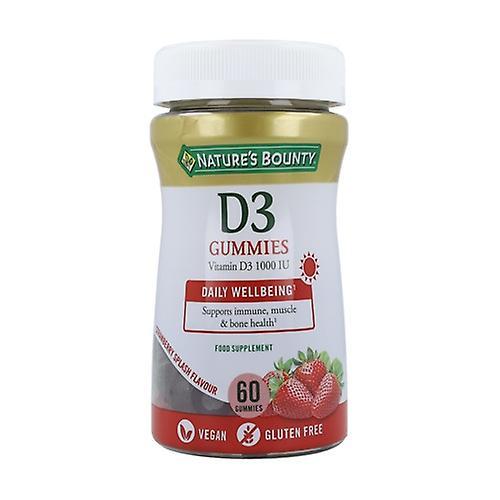 Natures Bounty Vitamín D3 gummies 60 jednotiek on Productcaster.