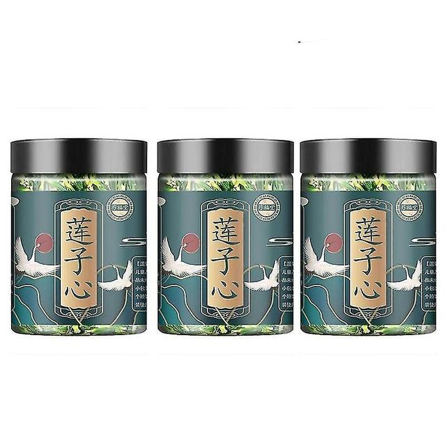 3pcs Lotus Seed Core Tea For Men, Natural Lotus Seed Core Tea, Liver And Kidney Care Tea, Lian Zi Xin Tea, Dried Lotus on Productcaster.