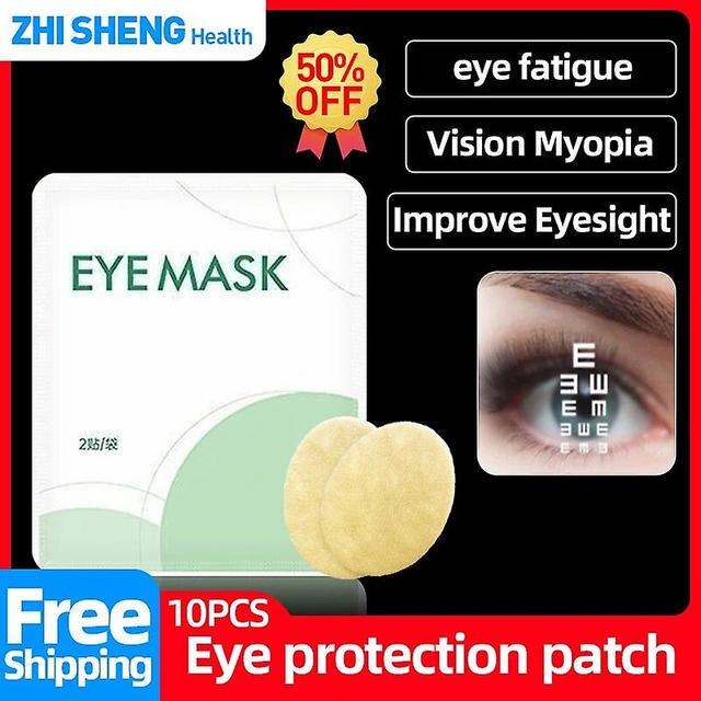 Tib Eye Care Patch For Protect Eyesight 10pc/5bags Apply To Eye Fatigue Dry Itchy Eyes Myopia Vision Improve Lutein Herbal Eye Mask on Productcaster.