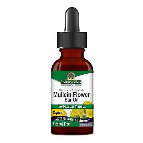 Nature's Answer Mullein Flower Oil, Extract 1 FL Oz (Pack of 1) on Productcaster.