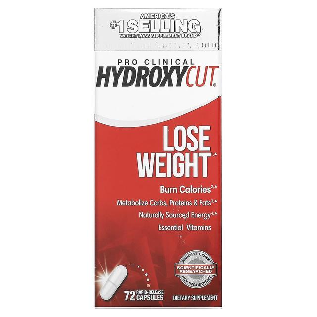 Hydroxycut, Pro Clinical Hydroxycut, Perder Peso, 72 Cápsulas de Libertação Rápida on Productcaster.