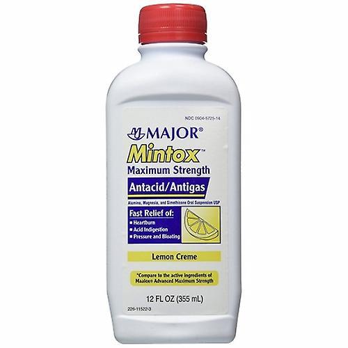 Major Pharmaceuticals Mintox Maximum Strength Antazida Lemon Cr?me, Anzahl von 1 (Packung mit 1) on Productcaster.