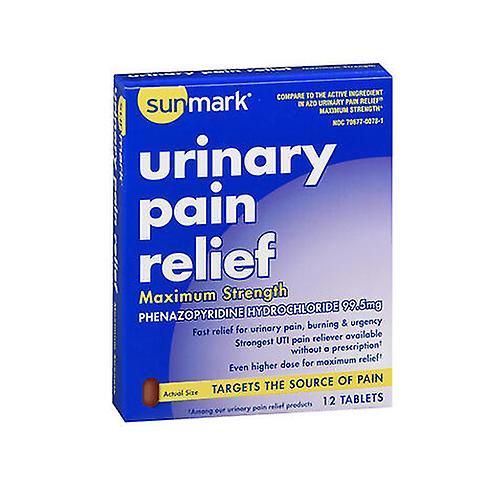 Sunmark Urinary Pain Relief, 12 Tabs (Pack of 1) on Productcaster.