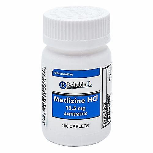 Reliable1 Meclizine Hcl,12.5 Mg,100 Caplets (pack Of 1) on Productcaster.