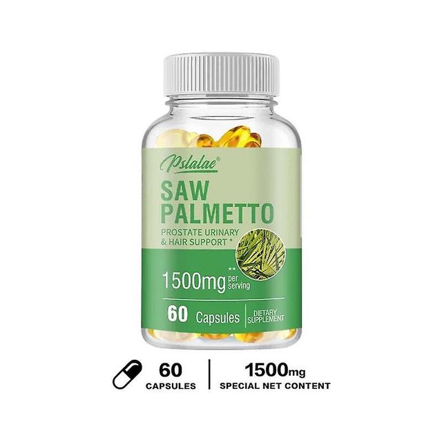 Visgaler Saw Palmetto Supplement - Promotes Prostate Health, Prevents Hair Loss, Promotes Hair Growth, Promotes Urinary Tract Health 60 Capsules on Productcaster.