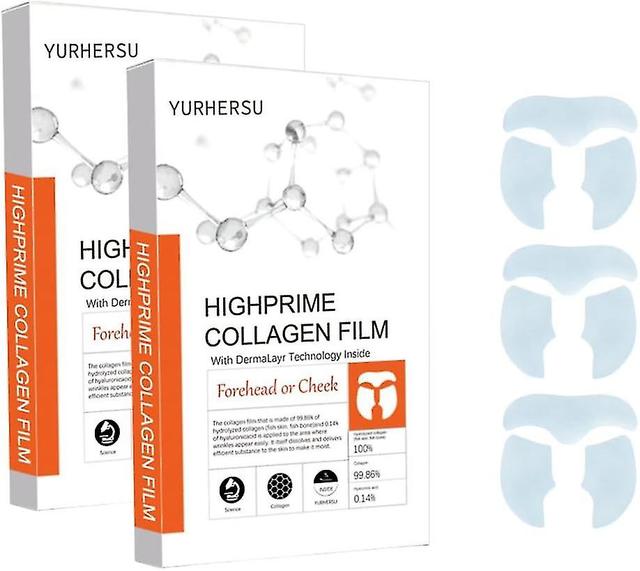 Yyelv Highprime Collagen Film Forehead or Cheek, Melting Collagen Film, Highprime Collagen Film Mask, Soluble Collagen Supplement Film Prevent Fine... on Productcaster.