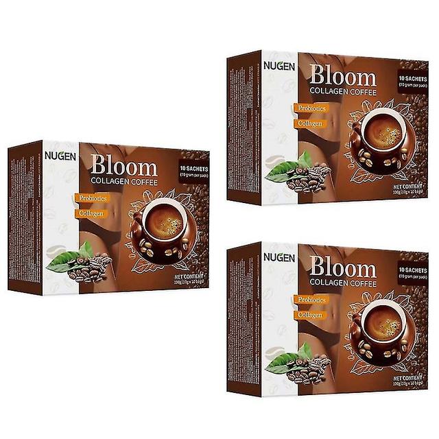 3x Bloom Collagen Coffee,café collagène collagène poudre pour café énergie beauté joints,collagène protéines suppléments KR on Productcaster.