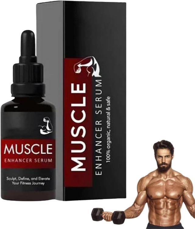 Nspiel Muscle Enhancer Serum, 30ml Muscle Growth Enhancing Serum Slimming Fat Burning Workout Accelerator Enhance Muscle Line & Firming Tummy 1pcs ... on Productcaster.