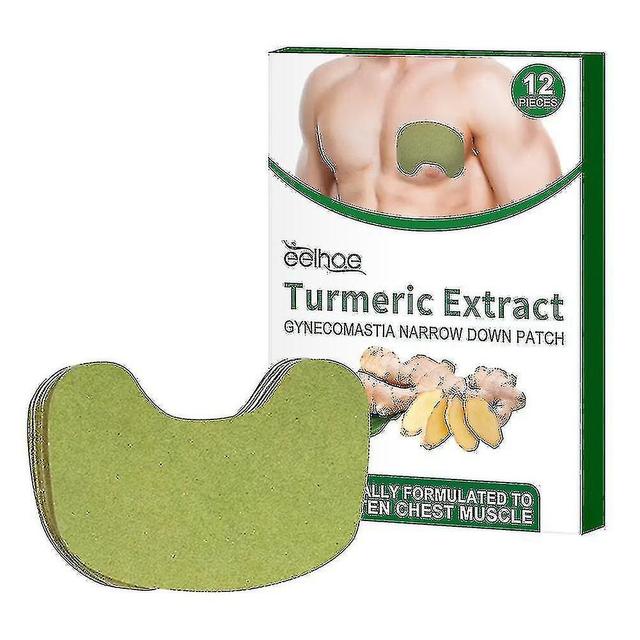 Gurkmeja extrakt gynekomasti Reduction Patch - Förpackning med 12 plåster on Productcaster.