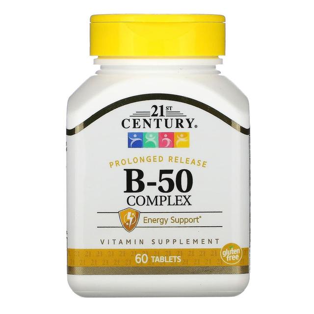 21st Century, B-50 Complex, Prolonged Release, 60 Tablets on Productcaster.