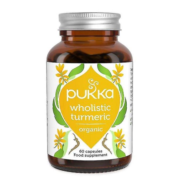 Pukka Wholistic Turmeric Capsules 60 on Productcaster.