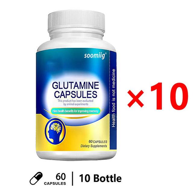 Visgaler Glutamine Capsules Enhance Brain Function, Enhance Memory, Focus, Enhance Spirit, Increase Iq, Free Shipping 10 bottle on Productcaster.