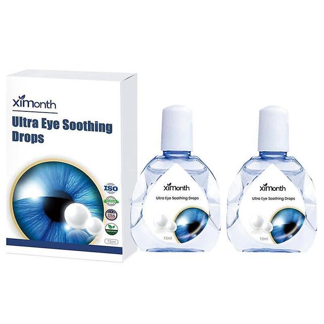 2pcs Eye Drops Natural Herbs Relieves Eyes Discomfort Blurred Vision Dry Itchy Clean Detox Care Protect Eyesight Health on Productcaster.