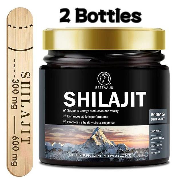 Hikig 3PCS Shilajit Shilajits Original 85+Trace Minerals Fulvic Humic Acids Physical Immune Health Mineral Supplements 2bottle on Productcaster.