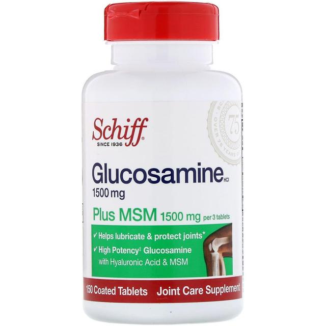 Schiff, glukosamiini ja MSM, 1500 mg, 150 päällystettyä tablettia on Productcaster.