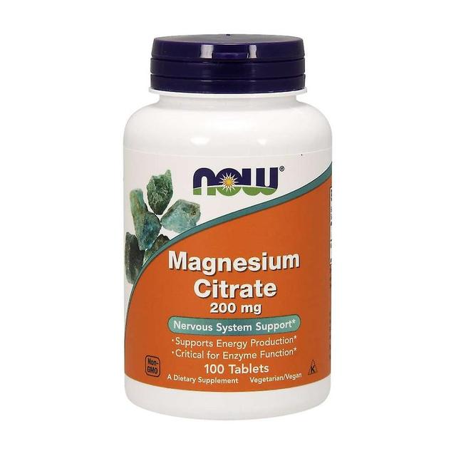 NOW Foods Magnesium Citrate magnesium citrate 200 mg (100 tablets) 3949 on Productcaster.