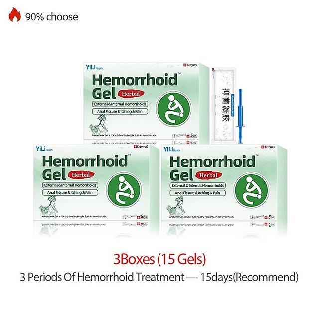 Jinzhaolai Hemorrhoids Removal Treatment Gel Natural Herbal Internal External Mixed Hemorrhoid Cure Anal Fissure Medicine 3B (15pcs) hot sale on Productcaster.