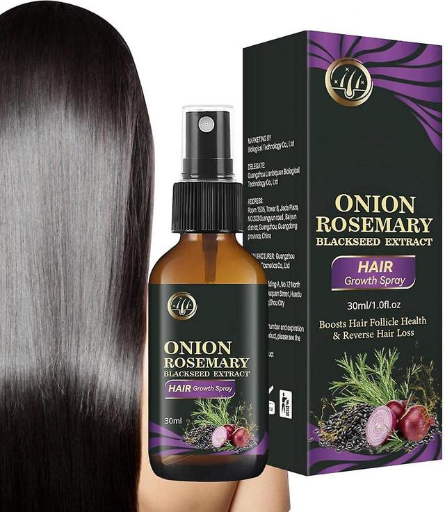 Bebetter Onion Rosemary Spray | 30ml Blackseed Hair Growth Mist | Organic Anti Hair Loss, Fermented Black Rice Extract, Helps for Fast Hair Growth ... on Productcaster.