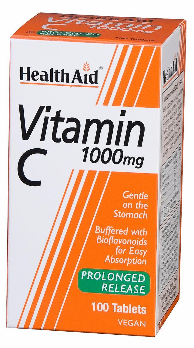 Health Aid Vitamin C 1000mg - Prolonged Release, 100 Tablets on Productcaster.