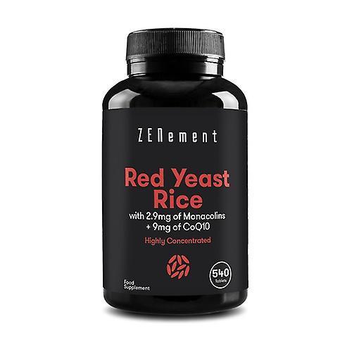 Zenement Red yeast rice with coenzyme Q10 and monacolin K 540 tablets on Productcaster.