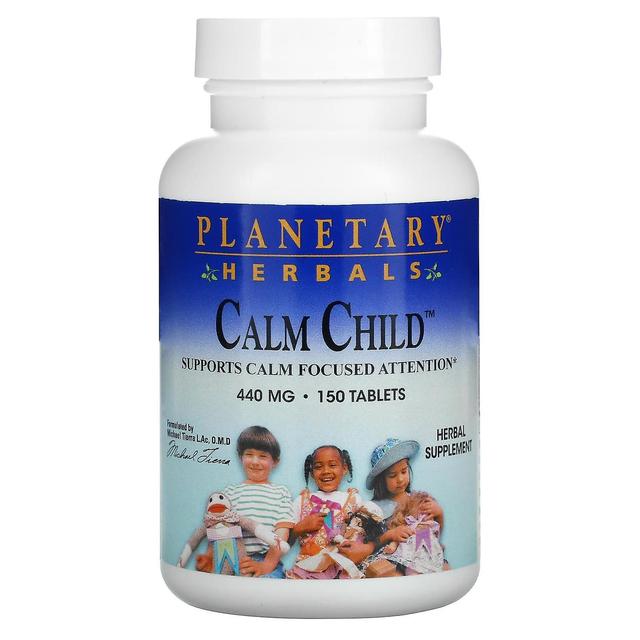 Planetary Herbals Erboristeria planetaria, Calm Child, 220 mg, 150 Compresse on Productcaster.