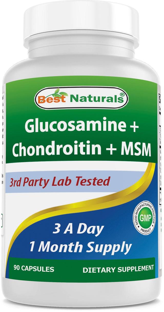 Best naturals, glucosamine chondroitin msm supplements, 2600 mg per serving, 90 capsules on Productcaster.